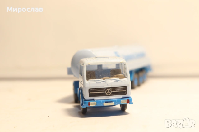 WIKING H0 1/87 MERCEDES ЦИСТЕРНА КАМИОН МОДЕЛ КОЛИЧКА, снимка 3 - Колекции - 54316664