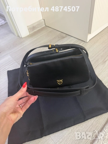 Нова дамска чанта Pinko, снимка 3 - Чанти - 55189357