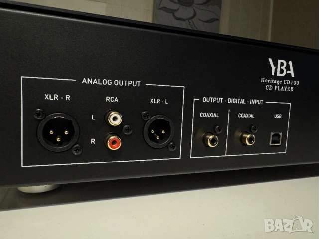 YBA Heritage CD100 Cd Player USB DAC , снимка 9 - Аудиосистеми - 54550089