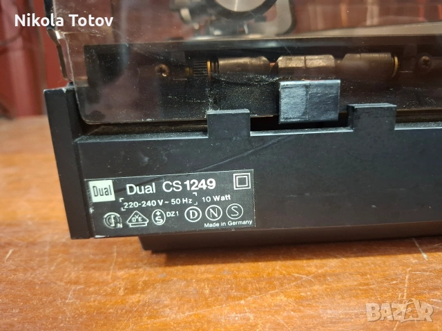 Продава се грамофон Dual CS1249., снимка 7 - Грамофони - 54270946