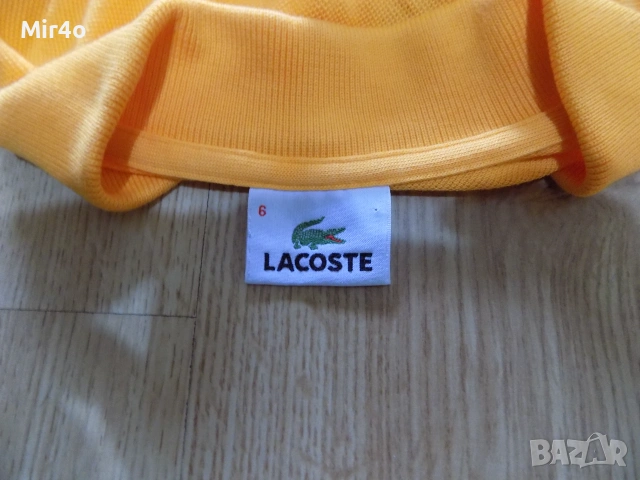 тениска lacoste риза блуза потник фанела худи суичър оригинал мъжка размер 6, снимка 4 - Спортни дрехи, екипи - 41709786