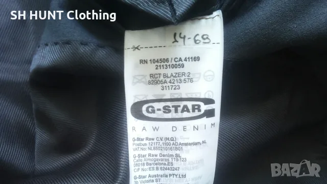 G-Star RCT BLAZER 2 COAT Stretch Размер 52 / M - L мъжко еластично сако 14-69, снимка 15 - Сака - 55494823