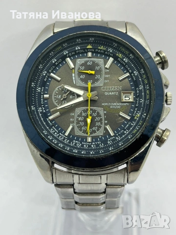 Citizen Chronograph World , снимка 3 - Антикварни и старинни предмети - 54695774