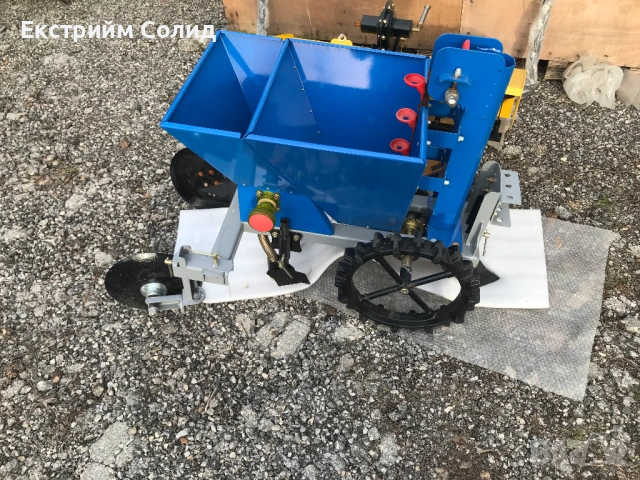 Картофосеялка - едноредова с торовнасяне - мотофреза/мотоблок, снимка 12 - Селскостопанска техника - 44557589