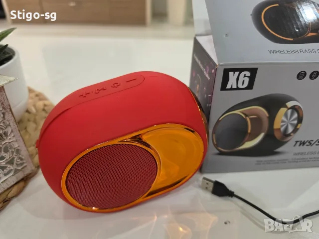 Bluetooth кошонка TVS Stereo, снимка 2 - Bluetooth слушалки - 55613832