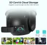 Камера за наблюдение 4K Ultra HD,8MP,датчик за движение,нощно виждане,двупосочна аудио връзка,водоус, снимка 8