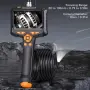 Индустриална ендоскопска камера 8mm дължина 15m IP67 4.3in Screen 8 LEDs Waterproof, снимка 2