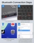 Нов Калъф с клавиатура за iPad 10th Gen A16 2025, тъчпад, RGB, UK layout Кейс таблет Айпад, снимка 5