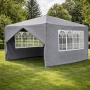 Просторна градинска шатра - стабилна конструкция и водоустойчива рамка, снимка 1
