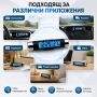 Дигитален термометър за кола и часовник 2в1 с LCD подсветка за въздуховод, снимка 6