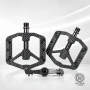 Ултра леки педали за велосипед PROMEND R65 Carbon Pattern, 3 лагера, 240гр, снимка 1