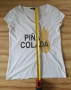 Vero Moda бяла тениска “Piña Colada” с пайети размер S, снимка 8