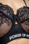 Сутиен Hunkemöller 80D с черна дантела и ластик, снимка 3