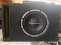 Бас 12 Pioneer + усилвател и кабели, снимка 2