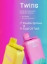 vapsolo twins 50 000 puffs disposable vape, снимка 2