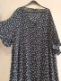 СТРАХОТНА РОКЛЯ ЧЕРНО И БЯЛО 3XL-4XL, снимка 4