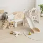 Детски приключенски център за игра 11 в 1 с пързалка, катерушка, люлка и баскет кош , снимка 6