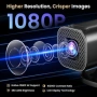 Нов мини смарт Преносим проектор 200 инча Android WiFi Bluetooth HDMI, снимка 2