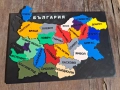 Дизайнерски 3D Пъзел „Карта на България“ – Шарен модел с релефни черни надписи, снимка 13