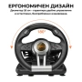 Чисто НОВИ PXN V3 Pro Racing Волан + педали + Адаптер за PS5, снимка 4