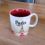 Рядка чаша Rare Starbucks Paris France Mug - Global Icon Collection 16oz Collector Coffee Cup, снимка 1