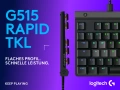 Геймърска клавиатура Logitech G515 Rapid TKL DEU QWERTZ черна - НОВА, снимка 1