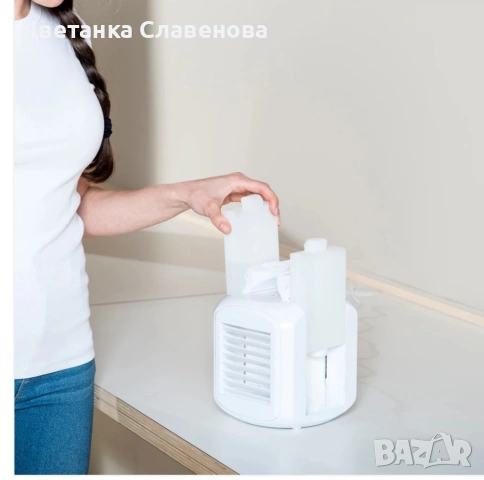 Мини охладител Taurus alpatec Snowfield mini 5w ,7 различни светлини , снимка 5 - Климатици - 55189668