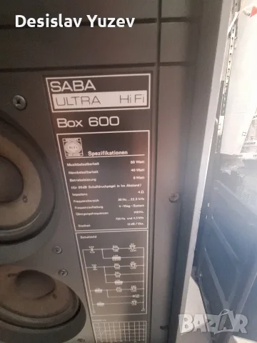 Saba ultra hi-fi box 600, снимка 2 - Тонколони - 55418888