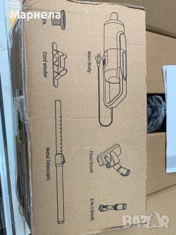 Мощна Вертикална Прахосмукачка на Ток 600W, снимка 2 - Прахосмукачки - 55101424