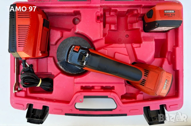 Hilti AG 125-A22 - Безчетков акумулаторен ъглошлайф 22V, снимка 2 - Ъглошлайфи - 54586195