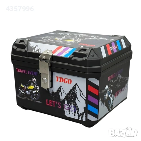 Куфар за мотоциклет 57 литра PA1527-2, снимка 3 - Аксесоари и консумативи - 54311827