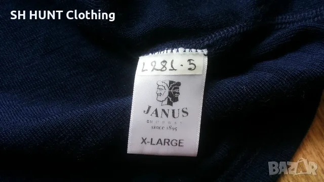JANUS THERMO Underwear 100% Merino Wool размер XL термо блуза 100% Мерино вълна - 2788, снимка 8 - Блузи - 55383578