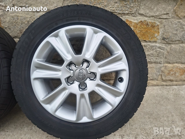5х100 - 15 цола Ауди 5x100 А1 5 х 100 А3 5 x 100 8X0601025, снимка 4 - Гуми и джанти - 54642127