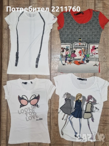 Тениски Love Moschino , снимка 2 - Тениски - 55070880
