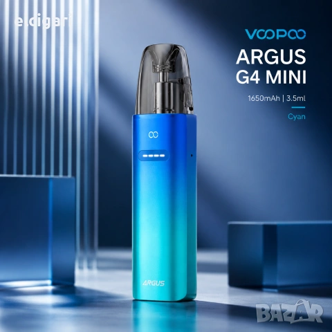 VooPoo Argus G4 Mini Pod Kit 1650mAh 3.5ml - Стартов комплект, снимка 4 - Електронни цигари - 55123145