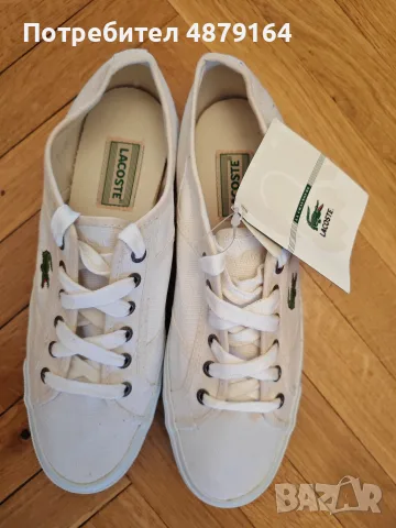 LaCoste оригинални платненки 43 номер , снимка 5 - Спортни обувки - 55446322
