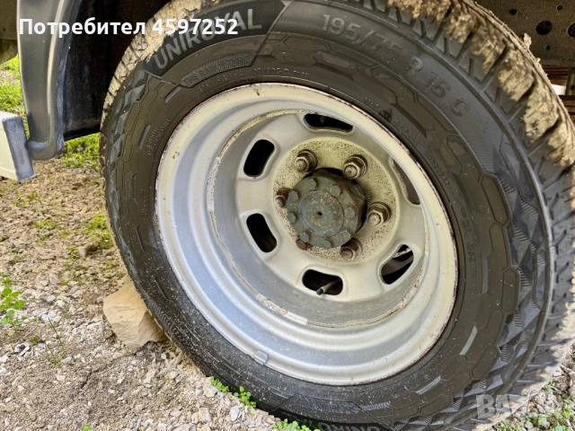 6бр.Джанти 16цола 6x170 + НОВИ ГУМИ Uniroyal 195/65/16C за бус Iveco Daily, снимка 3 - Гуми и джанти - 54290780