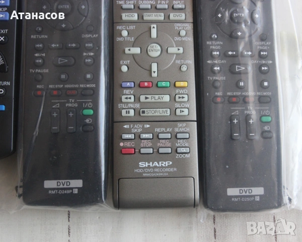 Дистанционно за записващо DVD - Sony, Panasonic, LG, JVC, Sharp, снимка 11 - Части и Платки - 54601081
