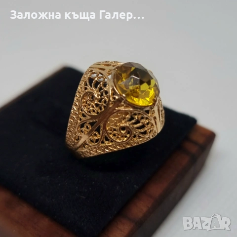 Винтидж златен пръстен – съветско злато, 583, 3,71 гр, снимка 3 - Пръстени - 54686632