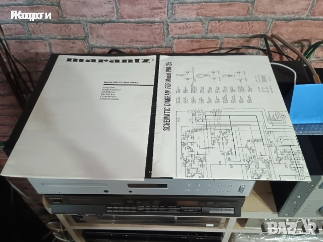 	⏯️Клип. Mаrаntz PM-25 качествен транзисторен клас АБ, снимка 3 - Ресийвъри, усилватели, смесителни пултове - 55186395