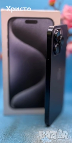 Apple iPhone 15 Pro Max, 1TB, 5G, Blue Titanium , снимка 7 - Apple iPhone - 54296401