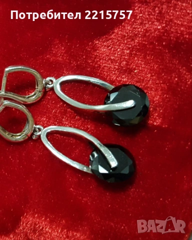Сребърни обеци., снимка 8 - Обеци - 52460280
