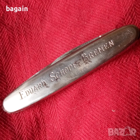 Гравиран немски нож. Солинген., снимка 3 - Ножове - 54213938