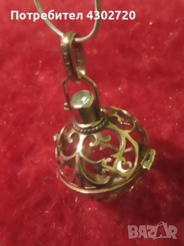 Engelsrufer - сребърен медальон със златно покритие-"Викач на ангели", снимка 4 - Колиета, медальони, синджири - 53987641