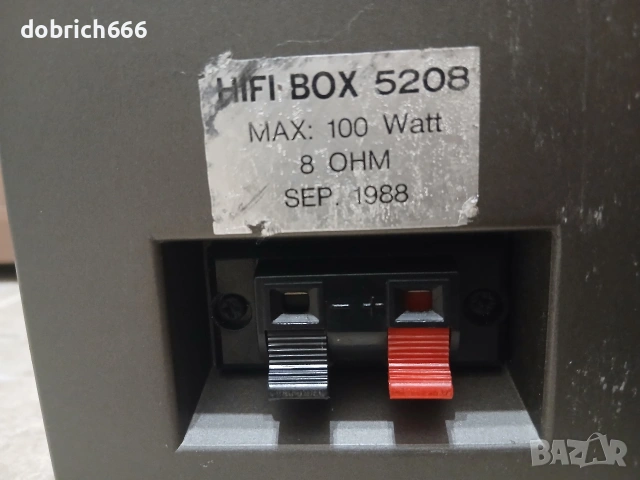 Метални тонколони Adyson Hi Fi Box 8ohm 100W 25 евро, снимка 4 - Тонколони - 55244107