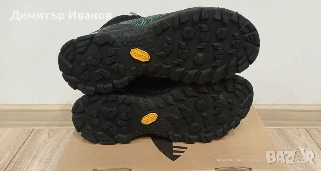 Дамски туристически обувки Kayland Stinger Black/Azure GTX – Размер 38.5, снимка 5 - Дамски боти - 55451538
