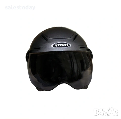 Каска за мотоциклет, шлем Yawa с Тъмен визьор