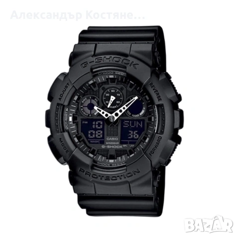 Нов часовник Casio G-Shock GA-100-1A1ER - гаранция