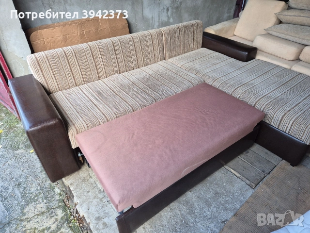 Ъглов диван, снимка 3 - Дивани и мека мебел - 54654993