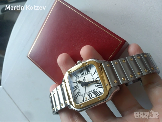Масивен Maserati Cartier tank style, снимка 2 - Мъжки - 54808541